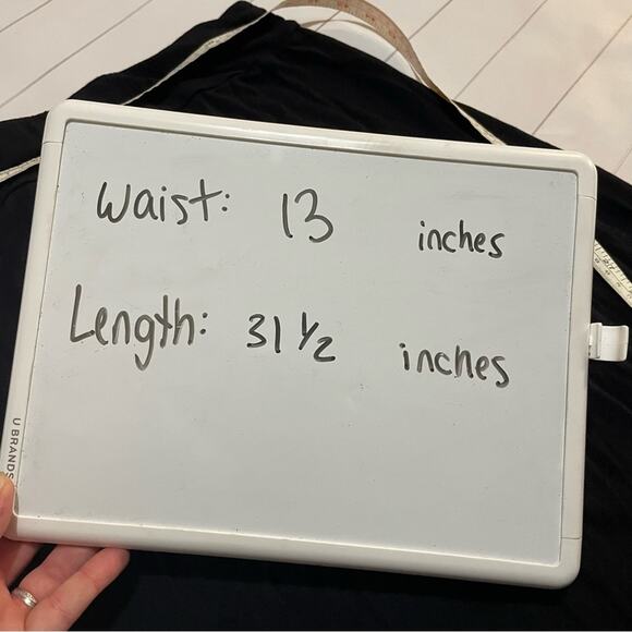 Liz Claiborne Black Jersey Knit Long Modest Midi Maxi Skirt Women’s Small Petite - Picture 8 of 8